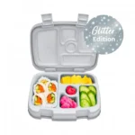 BENTGO LONCHERA KIDS GLITTER SILVER