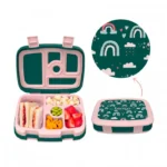 BENTGO LONCHERA KIDS GREEN RAINBOW