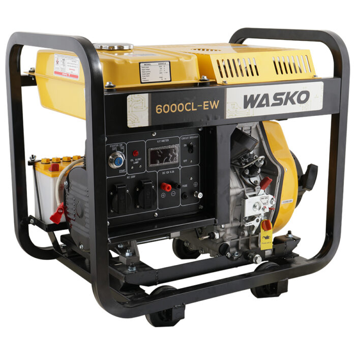 GENERADOR WASKO DIESEL AB. 5 KVA 220V - Imagen 1