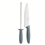 Juego p/ asado 2 pzas. Gris Plenus Blister