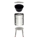 Parrilla grill a carbon TCP-400 Ac. Inox. Tramontina