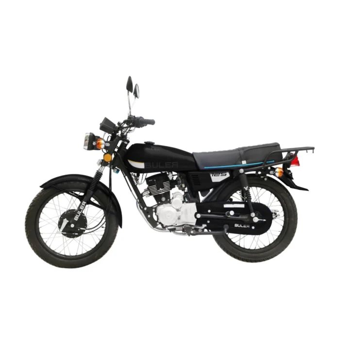Motocicleta Buler Cobra 125 cc c/ Rayos Negro (VX125-2) - Imagen 1