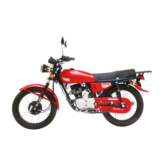 Motocicleta Buler Cobra 125 cc c/ Rayos Rojo (VX125-2) - Imagen 1