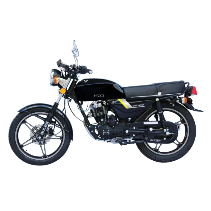Motocicleta Buler Carrera 150 cc - Aleación Negro (VX150-3) versión FULL - Imagen 1