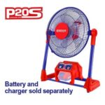 Ventilador 13" AC/DC 20V/220V Sin Bateria. Emtop