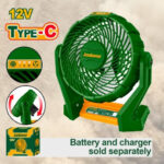 Ventilator 7" 12V Sin Bateria Jadever Caja