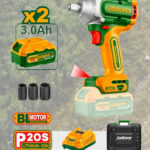 Llave de Impacto 1/2" BL 480Nm 2x Bat 20V 5Ah + Ace. (M) Jadever“