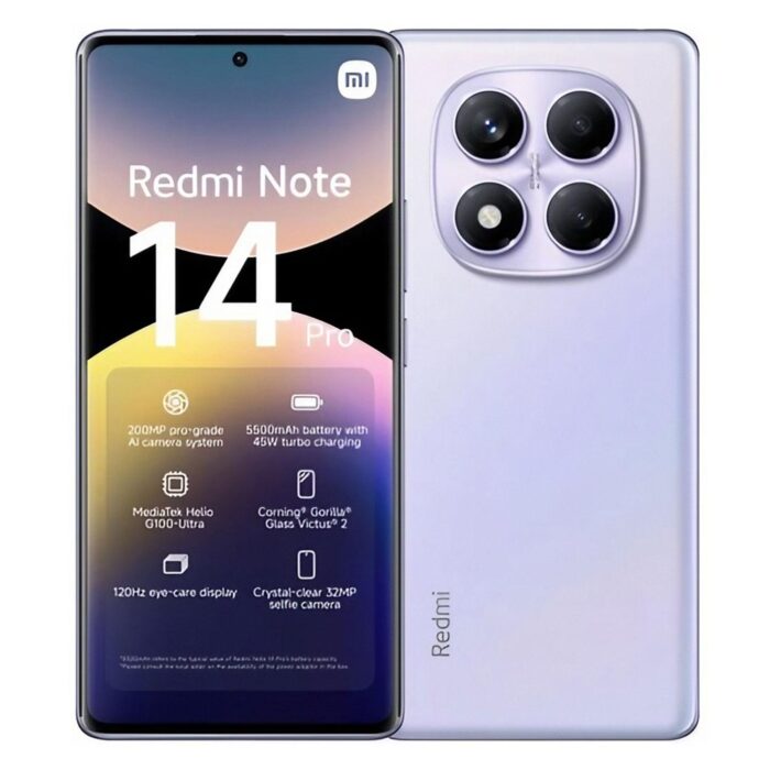 CEL XIAOMI REDMI NOTE 14 6.67" DS LTE 6/128GB PURPLE 33W - Imagen 1