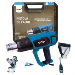 PISTOLA DE CALOR C/ DISPLAY-2000W 60 A 600 GRADOS