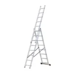 ESCALERA CONVETIBLE TRIPLE DE ALUMINIO DE 12 PELDAÑOS 3,14/7,6M
