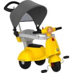 Triciclo Banderetta c/ Capota Paseo y Pedeal Amarillo