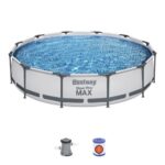 Piscina redonda con est. metalica 6.473Lt. Steel PRO MAX. Bestway