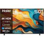 TV SMART LED 50" HAIER H50K85FUX UHD 4K GOOGLE TV HDR10