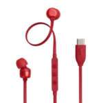 AURICULAR JBL T310C USB-C RED