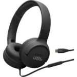 AURICULAR JBL TUNE 520C USB-C BLACK