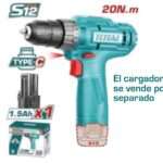 TALADRO ATORN A BATERIA 12V (TIPO C) 20NM