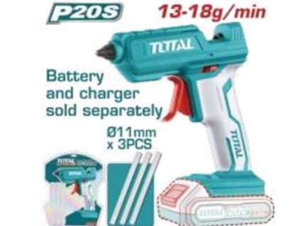PISTOLA DE SILICONA A BATERIA 20V