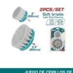 CEPILLOS DE CERDAS SUAVES (VASTAGO 1/4) (2 PZS)