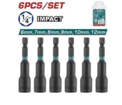 VASOS MAGNETICOS PARA ATORNILLADOR DE IMPACTO (6 PZS)