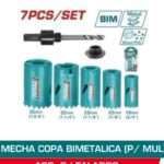 MECHAS COPA BIMETALICAS (P/ MULTIMATERIAL) (7PCS)