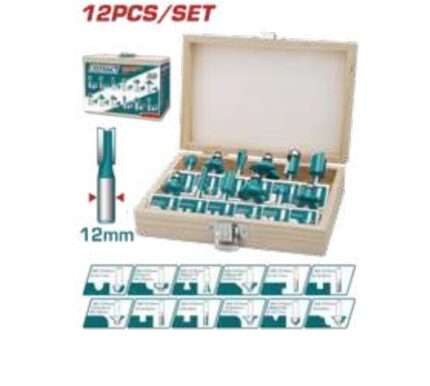 MECHAS PARA ROUTER 12MM (12PZS)