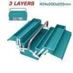 CAJA DE HERR. METALICA PLEGABLE 3 CAPAS 40X20X20CM