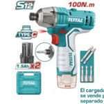 ATORNILLADOR DE IMPACTO 12V TIPO C 100NM - 2BAT