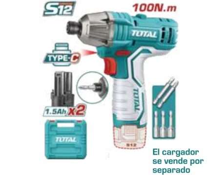ATORNILLADOR DE IMPACTO 12V TIPO C 100NM - 2BAT