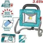PROYECTOR LED PORTATIL A BATERIA INTEGRADA 3.6V 900LM