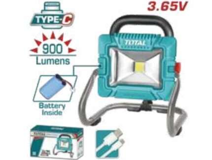 PROYECTOR LED PORTATIL A BATERIA INTEGRADA 3.6V 900LM