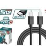 CABLE USB TIPO C A TIPO C 1M