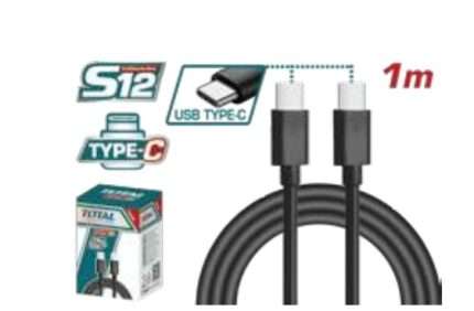 CABLE USB TIPO C A TIPO C 1M