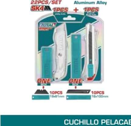CUTTER (2 PZS) Y HOJAS (20 PZS)
