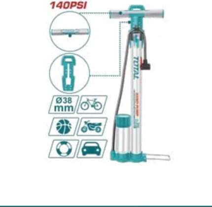 BOMBA DE AIRE MANUAL (INFLADOR) 140PSI 38X500MM
