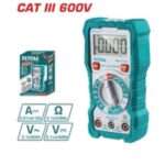 MULTIMETRO DIGITAL CAT III 600V (2000 CUENTAS)