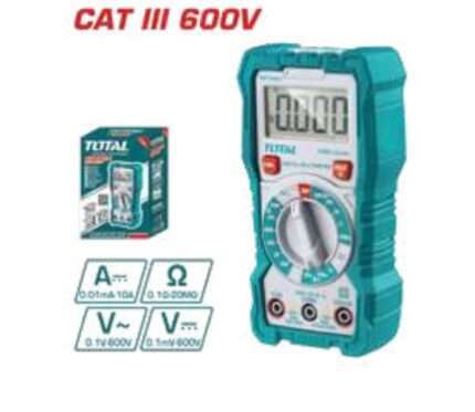 MULTIMETRO DIGITAL CAT III 600V (2000 CUENTAS)