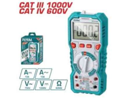MULTIMETRO CAT III 1000V-CAT IV 600V (6000 CUENTAS)