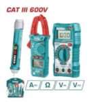 TESTERS CAT III 600V (PINZA AC, MULTIMETRO Y BUSCAPOLOS)