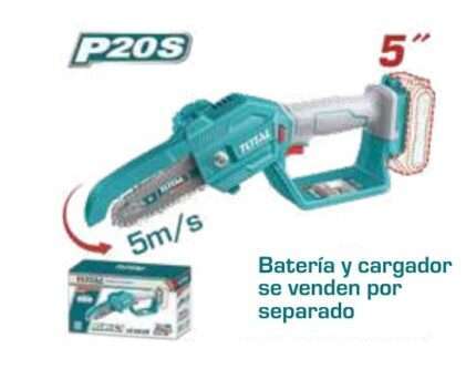 PODADORA MOTOSIERRA A BATERIA 20V 12CM (5 PULG)