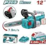MOTOSIERRA A BATERIA 20V30CM (12 PULG) - 2BAT/CAR