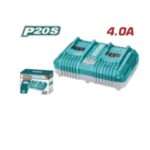 CARGADOR DE BATERIA DOS PUERTOS 20V4A