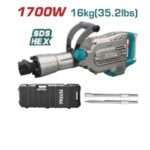 MARTILLO DEMOLEDOR 1700W (CINCEL SDS HEX 30MM)