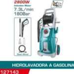HIDROLAVADORA 2800W 180BAR 7.3L/MIN