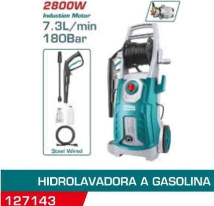 HIDROLAVADORA 2800W 180BAR 7.3L/MIN