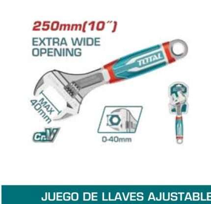 LLAVE AJUSTABLE 250MM