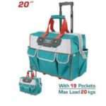 BOLSO DE HERRAMIENTAS RIGIDA RODANTE 45X28X36CM
