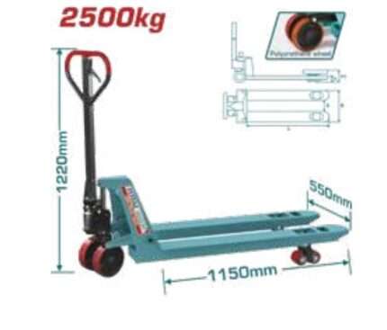 TRANSPALETA MANUAL 2500 KG