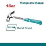 MARTILLO CARPINTERO (UÑA) 450G MANGO ANTIIMPACTO