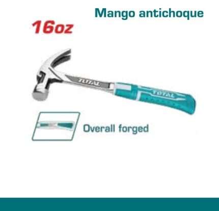MARTILLO CARPINTERO (UÑA) 450G MANGO ANTIIMPACTO