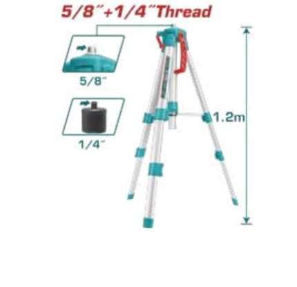 TRIPODE PARA NIVELES LASER 5/8 Y 1/4 (1.2M)